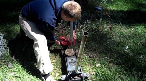 how to cut box metal post|pulling up metal fence post.